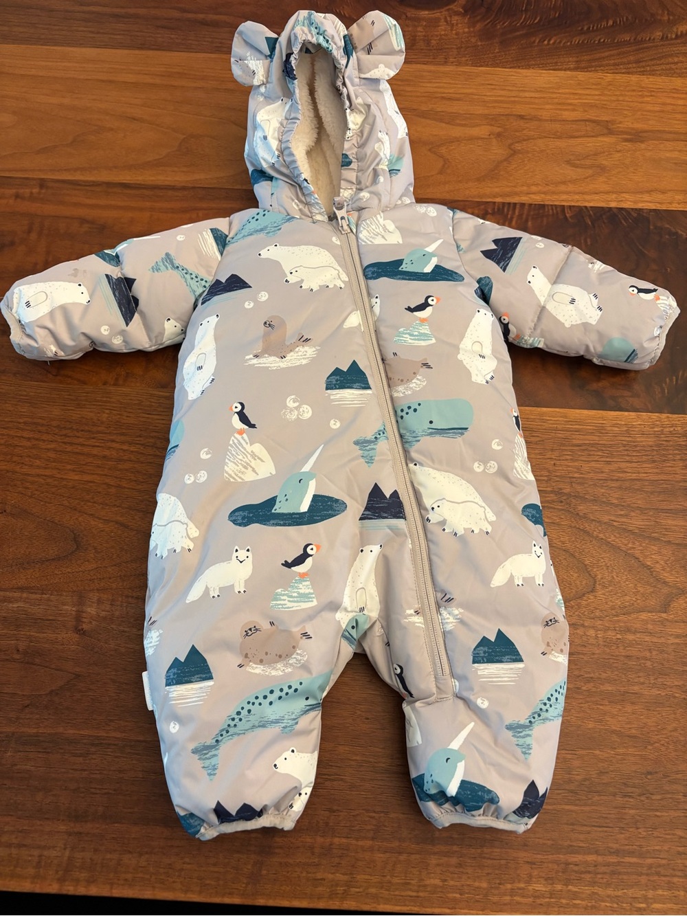 Jan & Jul Baby Polar Pals Snowsuit  0-6M